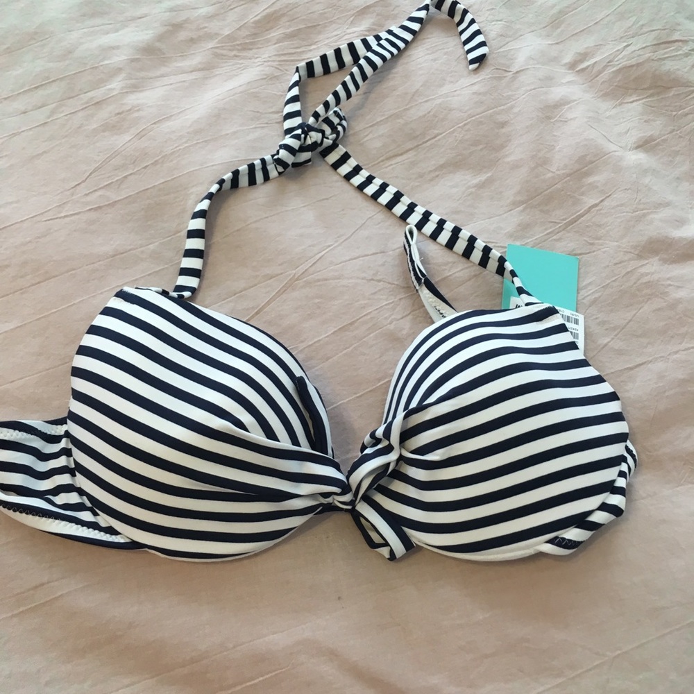 NEW! Striped Bikini Top
